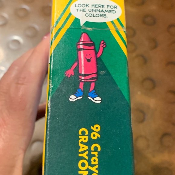 Vintage Crayola Crayon Big Box 96 Crayons with Built in Sharpener 1992 - Picture 10 of 12